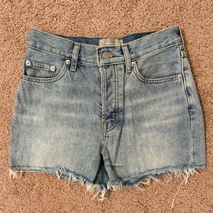 Everlane Jean Shorts High-Waisted Distressed